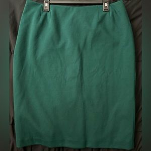 Knee-length Green Skirt